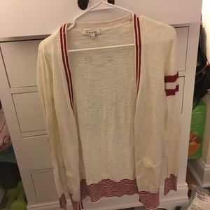 Forever21 Varsity Cardigan